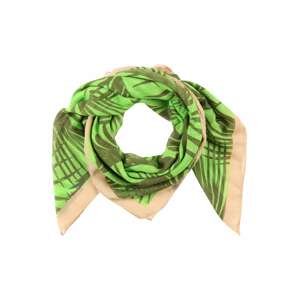 CODELLO Šátek  béžová / zelená