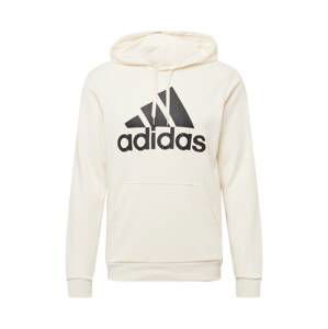 ADIDAS SPORTSWEAR Sportovní mikina  krémová / černá