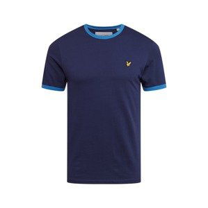 Lyle & Scott Tričko 'Ringer'  námořnická modř / aqua modrá / žlutá / černá