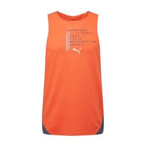 PUMA Funkční tričko 'Everfresh'  námořnická modř / oranžová / bílá