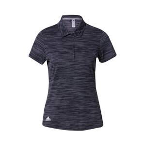 ADIDAS GOLF Funkční tričko  černá / bílá