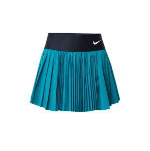 NIKE Sportovní sukně  tyrkysová / černá / bílá