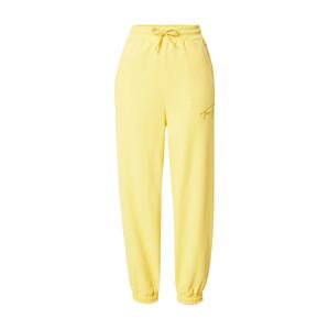 Tommy Jeans Kalhoty  světle žlutá