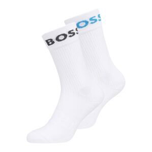 BOSS Orange Ponožky  bílá / černá / nebeská modř