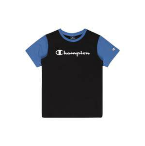 Champion Authentic Athletic Apparel Tričko  černá / modrá / bílá