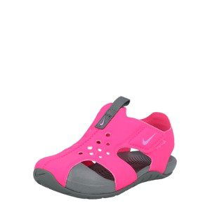 Nike Sportswear Sandály 'Sunray Protect 2'  pink / šedá