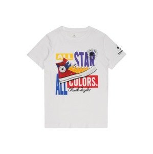 CONVERSE Tričko 'ALL STARS ALL COLORS'  bílá / mix barev