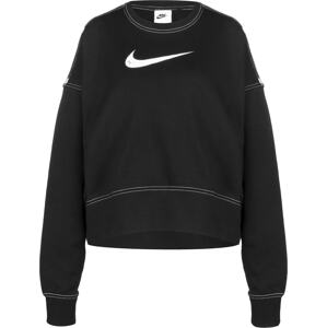 Nike Sportswear Mikina  černá / bílá