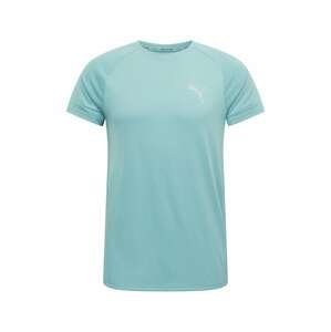 PUMA Funkční tričko  kouřově modrá / bílá