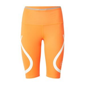 adidas by Stella McCartney Sportovní kalhoty  oranžová / stříbrná / bílá