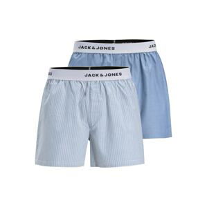 JACK & JONES Boxerky  modrá / černá / bílá