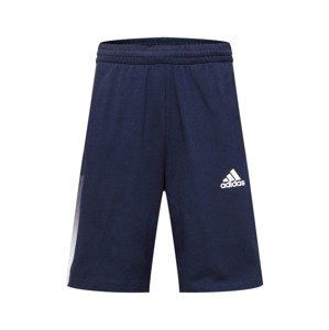 ADIDAS PERFORMANCE Sportovní kalhoty  noční modrá / bílá