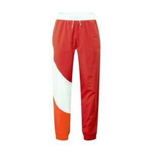 PUMA Sportovní kalhoty 'Clyde'  tmavě červená / svítivě oranžová / bílá