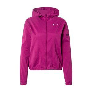 NIKE Sportovní bunda  magenta / bílá