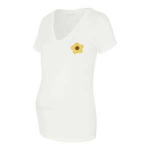 MAMALICIOUS Tričko 'Sunflower'  hnědá / žlutá / bílá