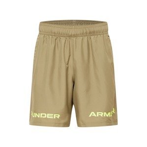 UNDER ARMOUR Sportovní kalhoty  zelená / svítivě zelená