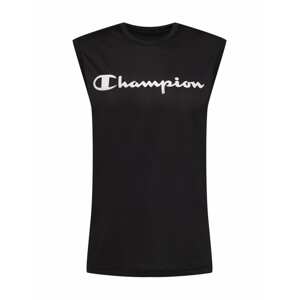 Champion Authentic Athletic Apparel Funkční tričko  černá / bílá