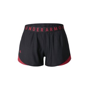 UNDER ARMOUR Sportovní kalhoty 'Play Up'  malinová / černá