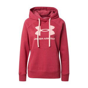 UNDER ARMOUR Sportovní mikina 'Rival'  pink / růžová