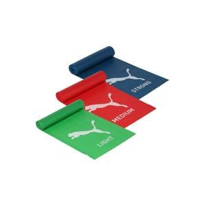 PUMA Posilovací guma  modrá / zelená / červená / bílá