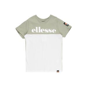 ELLESSE Tričko 'Mitico'  khaki / přírodní bílá