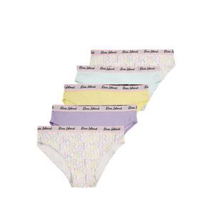River Island Spodní prádlo  bílá / světle fialová / pastelová modrá / světle žlutá / černá