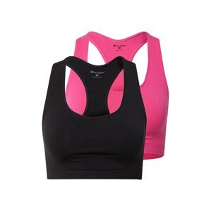 Champion Authentic Athletic Apparel Sportovní podprsenka  pink / černá