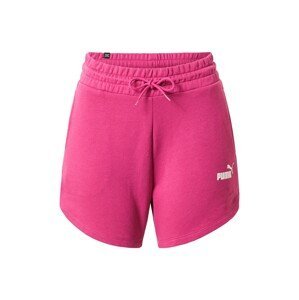 PUMA Sportovní kalhoty  pink / bílá