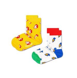 Happy Socks Ponožky  žlutá / bílá / modrá / červená / zelená