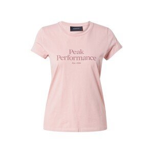 PEAK PERFORMANCE Funkční tričko 'Original'  starorůžová / růžová