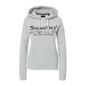 Superdry Mikina 'Venue Interest'  šedý melír / černá