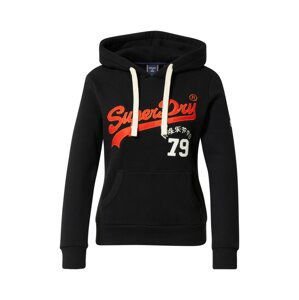 Superdry Mikina  červená / černá / bílá