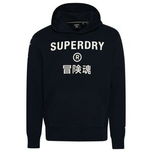 Superdry Mikina  námořnická modř / bílá