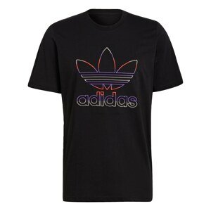 ADIDAS ORIGINALS Tričko  šedá / fialová / korálová / černá