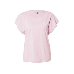 ESPRIT Tričko  růžová / bílá