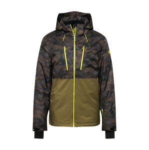 KILLTEC Outdoorová bunda 'Combloux'  khaki / olivová / černá