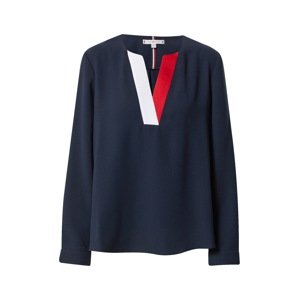 TOMMY HILFIGER Halenka  tmavě modrá / červená / bílá