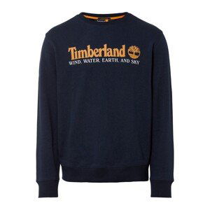 TIMBERLAND Mikina  marine modrá / oranžová