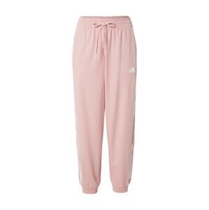 ADIDAS PERFORMANCE Sportovní kalhoty  pink / bílá
