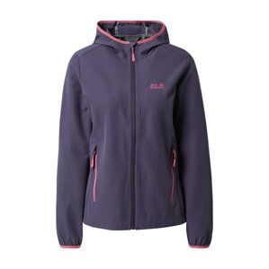 JACK WOLFSKIN Outdoorová bunda  tmavě šedá / pink