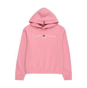 TOMMY HILFIGER Mikina  tmavě modrá / pink / červená / bílá