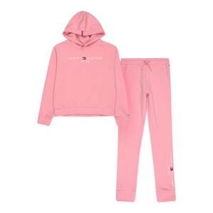 TOMMY HILFIGER Joggingová souprava  pink / bílá / červená / námořnická modř