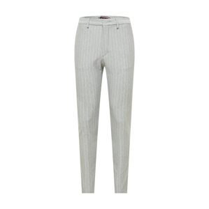Tommy Hilfiger Tailored Kalhoty  bílá / šedý melír