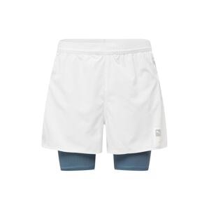 PUMA Sportovní kalhoty  bílá / šedá