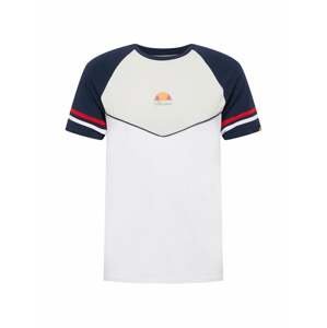 ELLESSE Funkční tričko 'Mancina'  tmavě modrá / oranžová / červená / stříbrná / bílá
