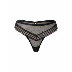 TRIUMPH Tanga 'Tempting Tulle_01 String'  černá