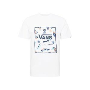 VANS Tričko  marine modrá / oranžová / bílá