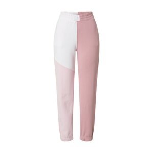 HOLLISTER Kalhoty 'CHAIN'  růžová / starorůžová / bílá