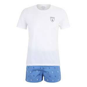 Polo Ralph Lauren Pyžamo krátké  bílá / světlemodrá / modrá