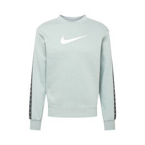Nike Sportswear Mikina  zelená / černá / bílá
